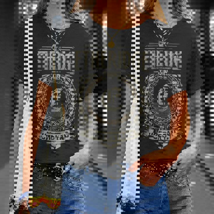 It's An Etheridge Thing You Wouldn't Understand T-Shirt Gifts for Her