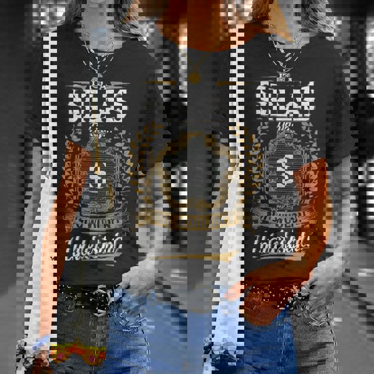 It's A Silas Thing You Wouldn't Understand Personalized Last Name Silas Family Crest Coat Of Arm T-Shirt Gifts for Her