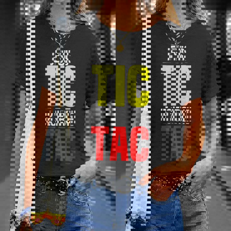 Je Suis Tic Je Cherche Tac Duo Tic Et Tac Deguisement Deux T-Shirt Cadeaux pour elle