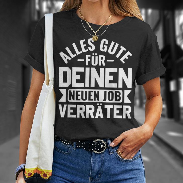 Jobwechsel College Alles Gute Für Dein Neue Job Traitor S T-Shirt Geschenke für Sie