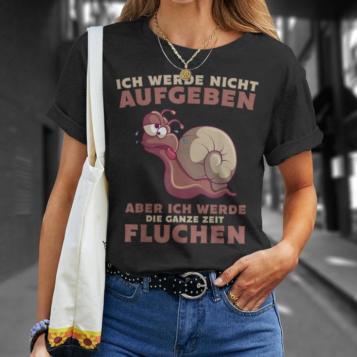 Jogger Ich Werde Nicht Aufgeben Ich Werde Nicht Aufgeben T-Shirt Geschenke für Sie