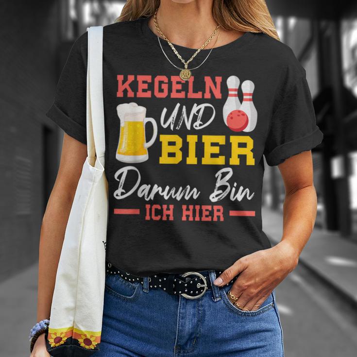 Kegel Und Bier T-Shirt Geschenke für Sie