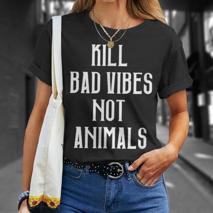 Kill Badibes Not Animalsegan T-Shirt Geschenke für Sie