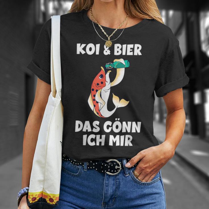 With Koi Carp Garden Pond Koi & Beer Das Gönn Ich Mir T-Shirt Geschenke für Sie