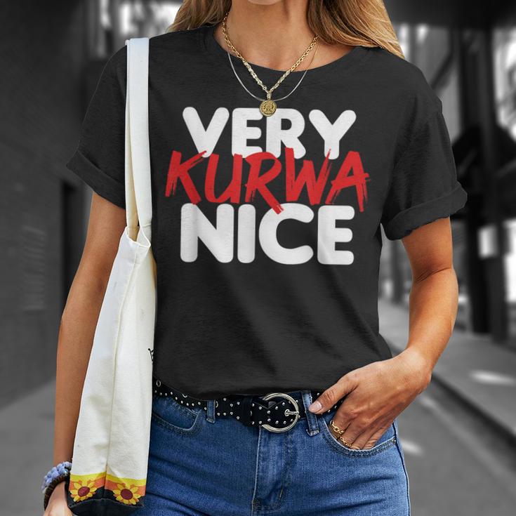 Very Kurwa Nice T-Shirt Geschenke für Sie