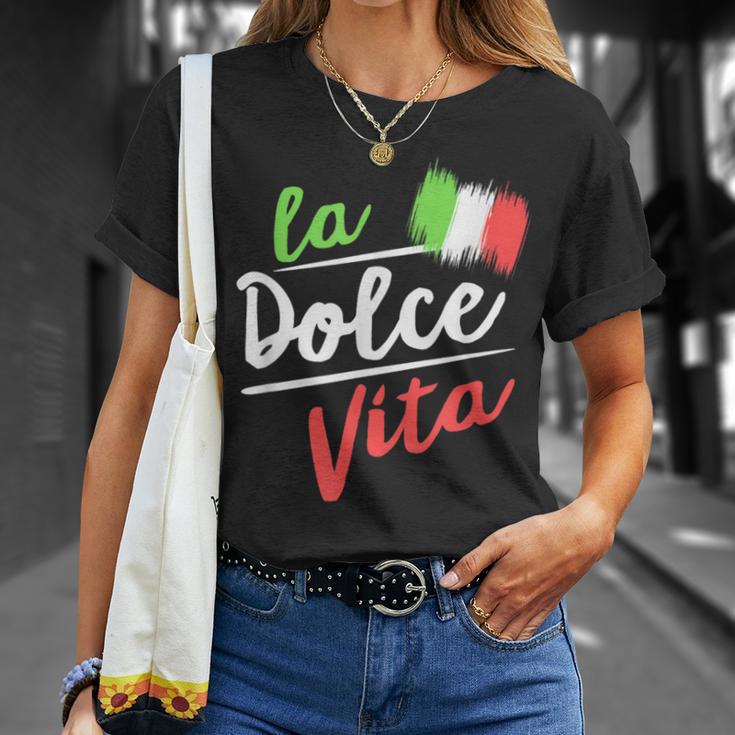 La Dolceita I Italian Lifestyle T-Shirt Geschenke für Sie