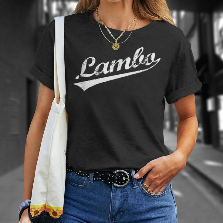 Lambo Distressed Hip Hop Rap Slang T-Shirt Geschenke für Sie