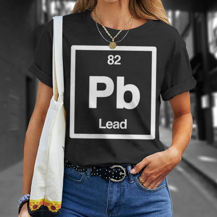 Lead Pb Periodic Table Of Elements Science T-Shirt Geschenke für Sie