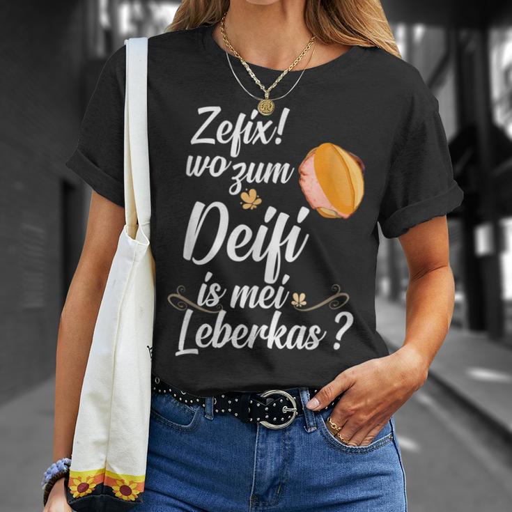 Leberkäse Leberkas Leberkässemmel Fleischkäse Bayern T-Shirt Geschenke für Sie