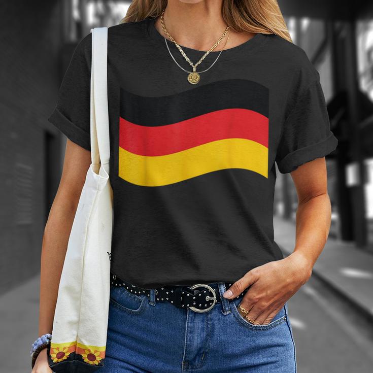 Leuchtendes Herz Deutsche Flagge Colours Germany Fan T-Shirt Geschenke für Sie