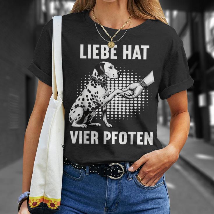 Liebe Hatier Pfoten Dalmatian Dalmatian Owner Dalmatian T-Shirt Geschenke für Sie