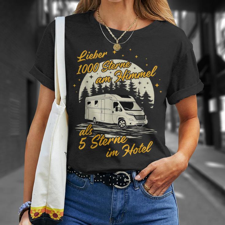 Lieber 1000 Sterne Am Himmel Caravan Camper Motorhome T-Shirt Geschenke für Sie