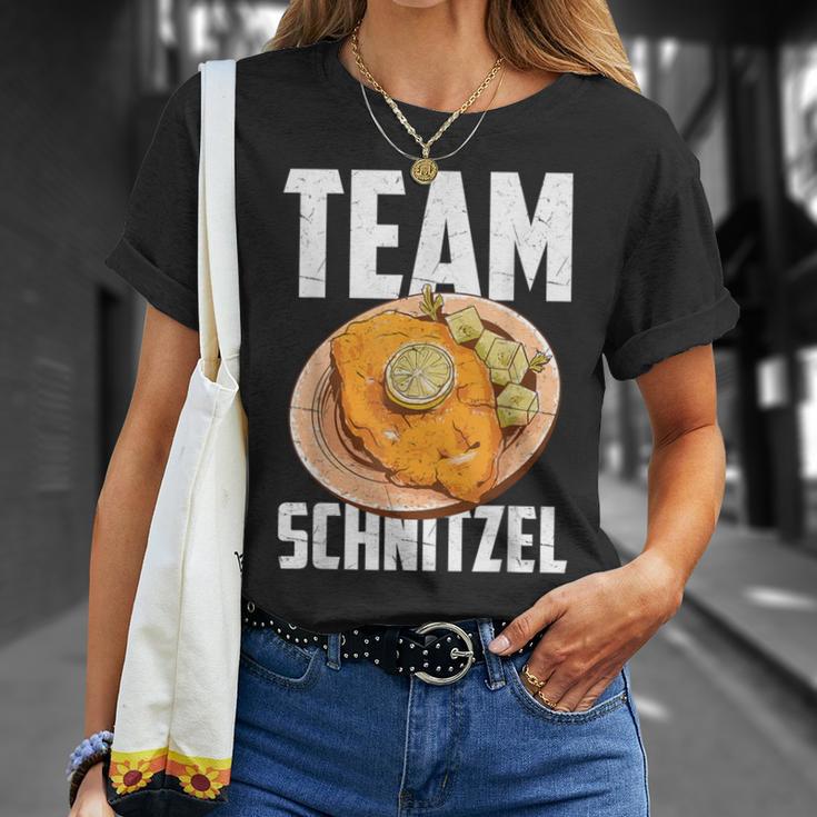 Lieblingsessen Team Schnitzel T-Shirt Geschenke für Sie