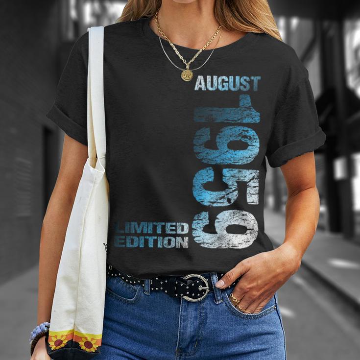 Limited Edition August 1959 Mann Frau 65 Geburtstag T-Shirt Geschenke für Sie