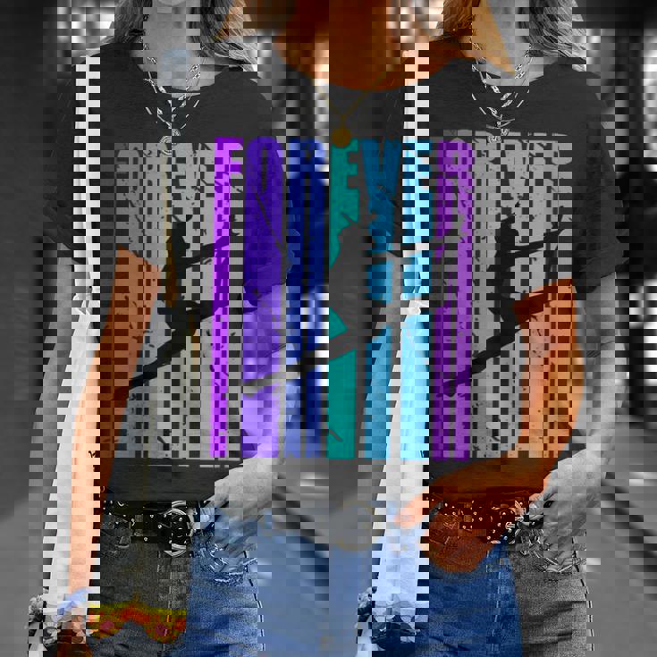 A Los Fanáticos De Forever Dance Retrointage Y De Temporada Desgastados Les Encanta Lo Cool Camiseta unisex Regalos para ella