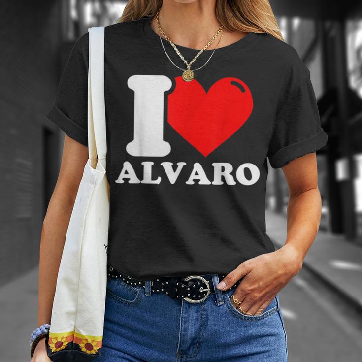 I Love Alvaro T-Shirt Geschenke für Sie