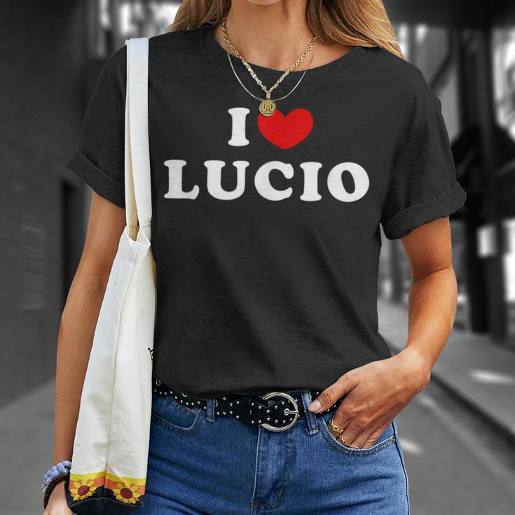 I Love Lucio I Love Lucio T-Shirt Geschenke für Sie