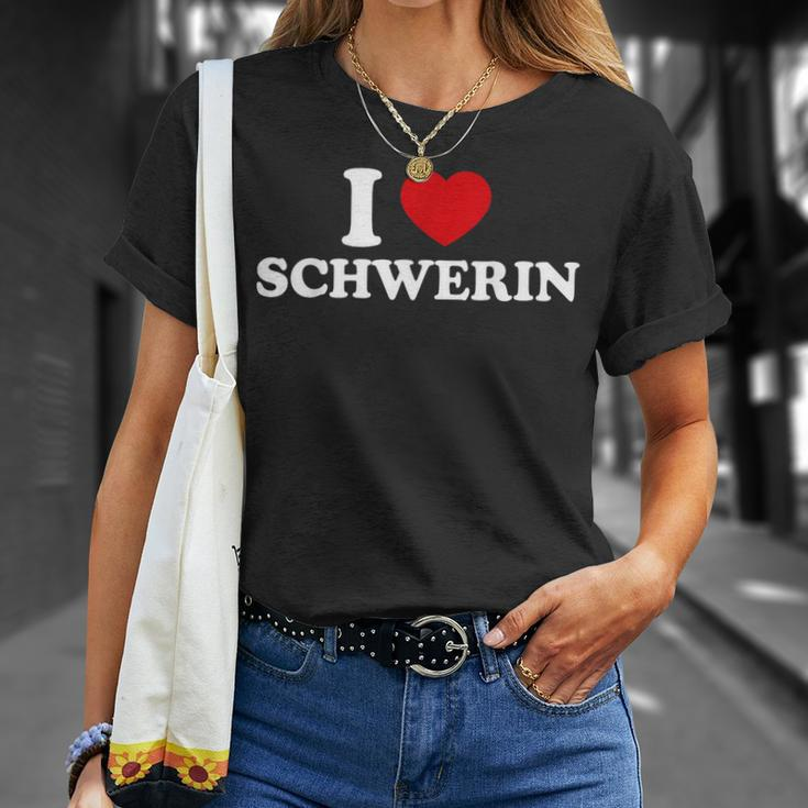 I Love Schwerin T-Shirt Geschenke für Sie