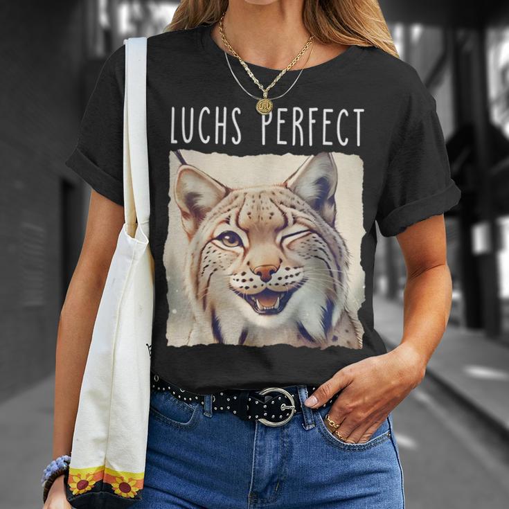 Luchs Perfect X Lynx Bobcat Looks Perfect Lustiger Luchs T-Shirt Geschenke für Sie