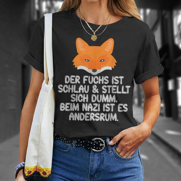 Lustiger Spruch Gegen Nazis Rassismus Faschismus T-Shirt Geschenke für Sie