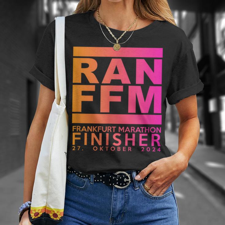 Marathon Frankfurt 2024 Finisher T-Shirt Geschenke für Sie