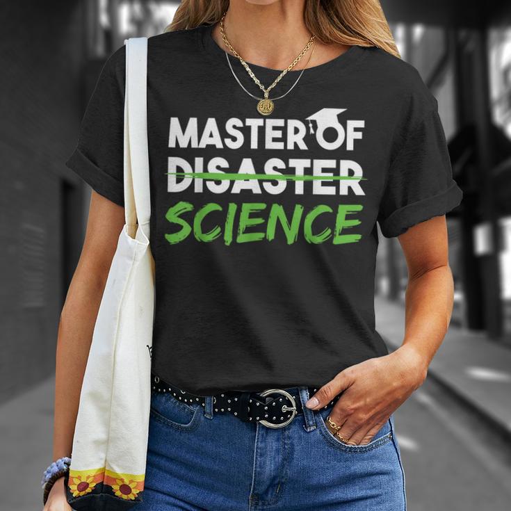 Master Of Science Uni Graduation Master T-Shirt Geschenke für Sie