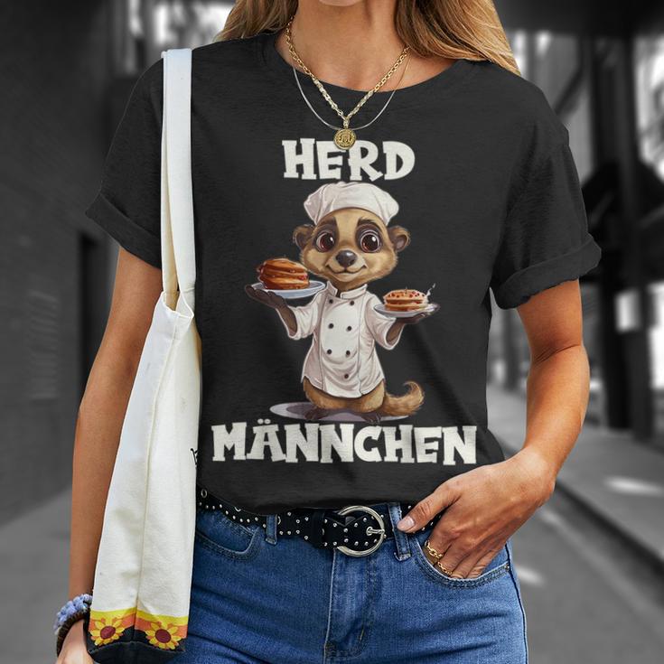 Meerkat Cooking Chef's Hat Man Herdmännchen T-Shirt Geschenke für Sie