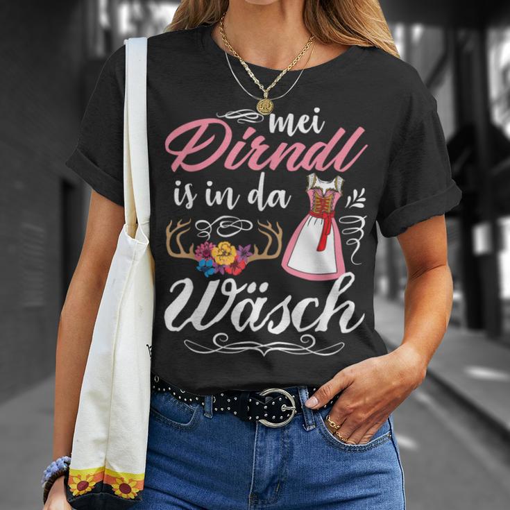 Mei Dirndl Is In Da Wäsch Oktoberfest Drindl Replacement Dirndl S T-Shirt Geschenke für Sie