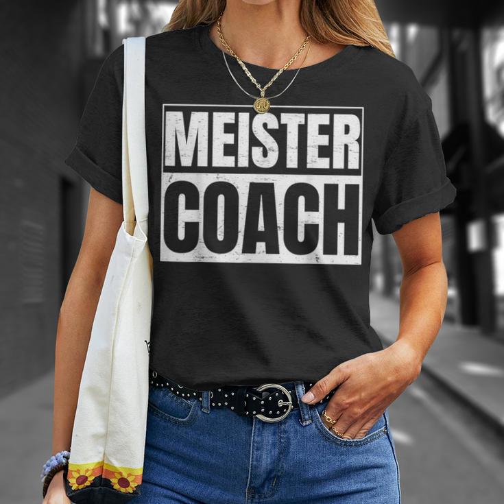 Meister Coach Geschenk For Football Trainer T-Shirt Geschenke für Sie