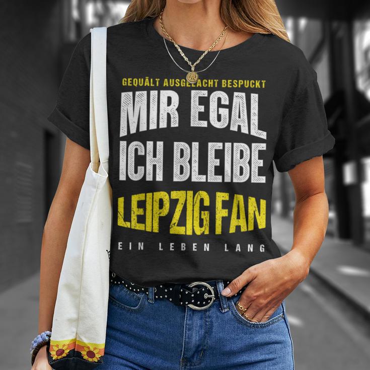 Mir Egal Ich Bleibe Leipzig Fan Football Fan Club T-Shirt Geschenke für Sie