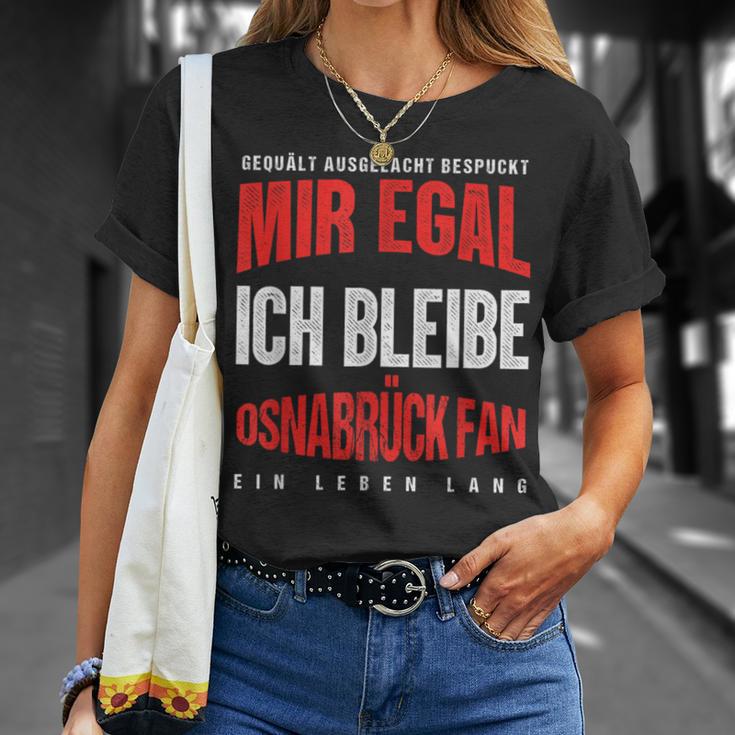 Mir Egal Ich Bleibe Osnabrück Fan Football Fan Club T-Shirt Geschenke für Sie