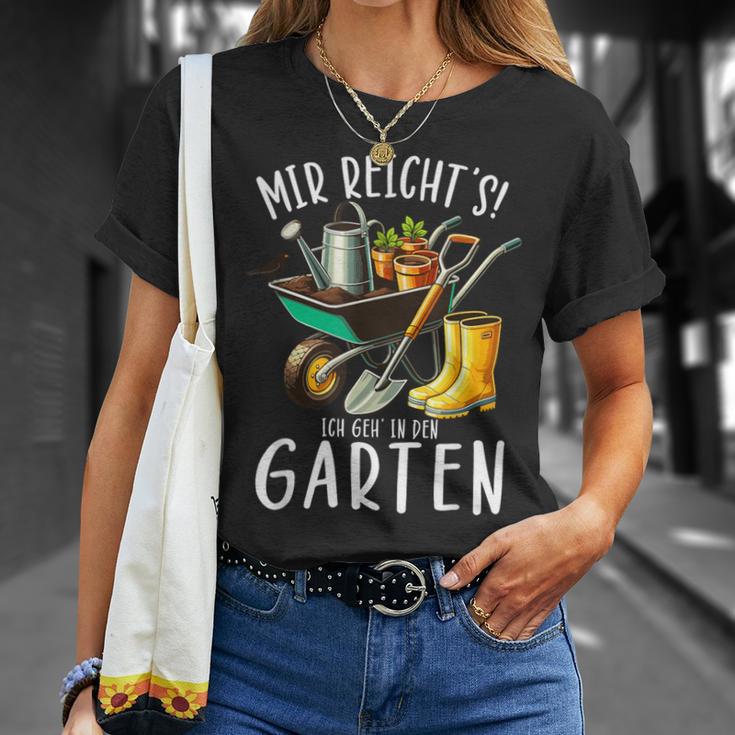 Mir Reicht Ich Geh In Den Garten Papa Mama Garten Gardener T-Shirt Geschenke für Sie