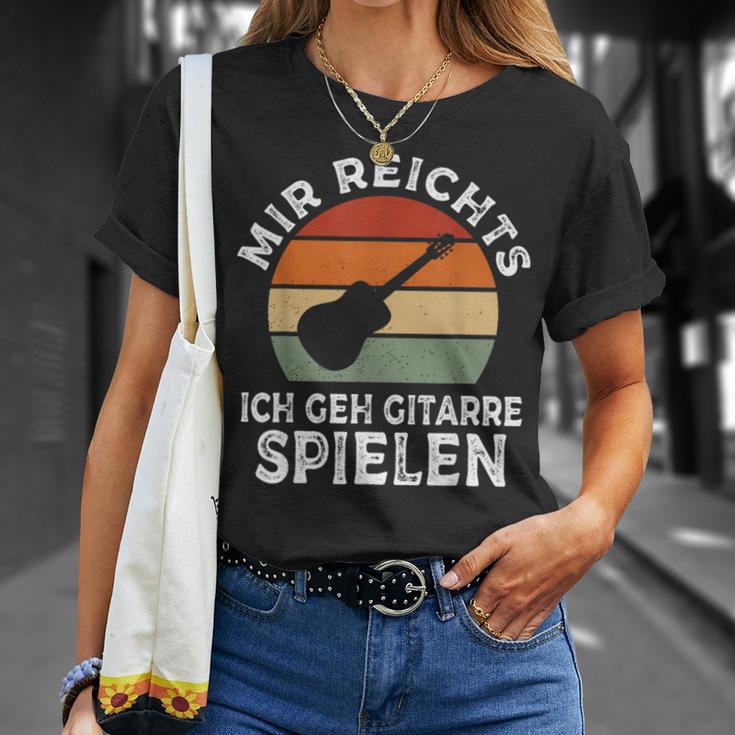 Mir Reichts Ich Geh Gitarre Spielenintage Retro T-Shirt Geschenke für Sie