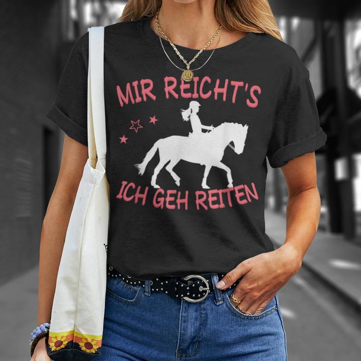 Mir Reicht's Ich Geh Reiten T-Shirt Geschenke für Sie