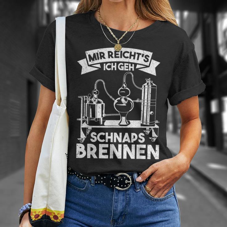 Mir Reicht's Ich Geh Schnapsbrenner Brenner T-Shirt Geschenke für Sie