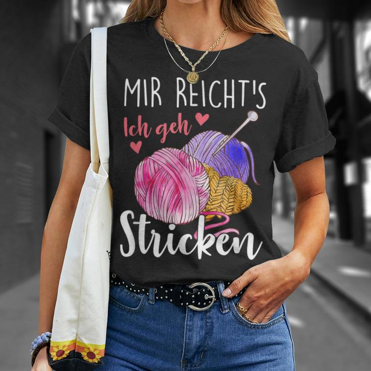 Mir Reicht's Ich Geh Stricken T-Shirt Geschenke für Sie