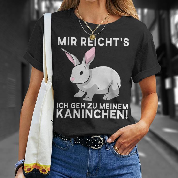 Mir Reichts Ich Geh Zu Mein Rabinchen Cute Rabbit T-Shirt Geschenke für Sie