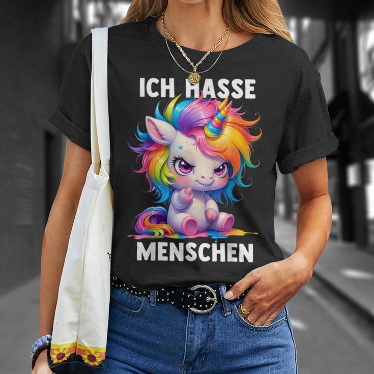 Misantroph Ich Hasse Menschen T-Shirt Geschenke für Sie