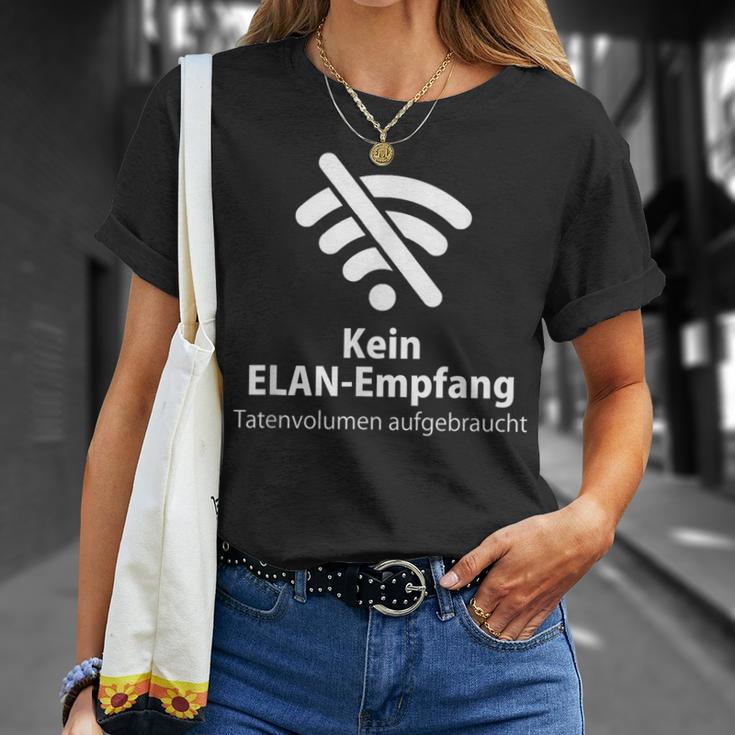 Mobile Phone Kein Elan Receipt Tatenvolumen Aufwo T-Shirt Geschenke für Sie