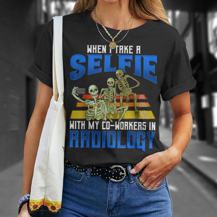 Mtra Radiology Selfie X-Ray Radiology Assistant T-Shirt Geschenke für Sie