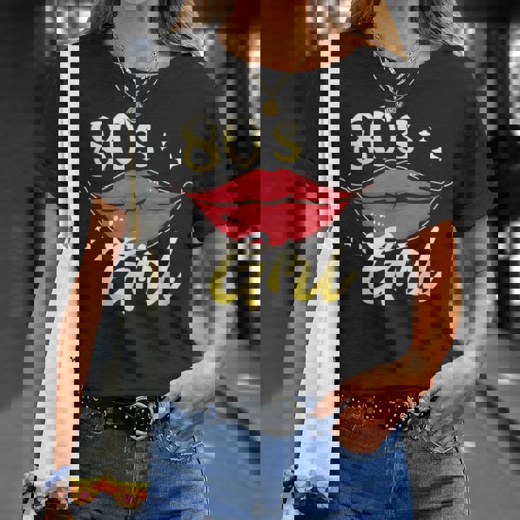 Music I Am A Girl Of The 80S T-Shirt Gifts for Her