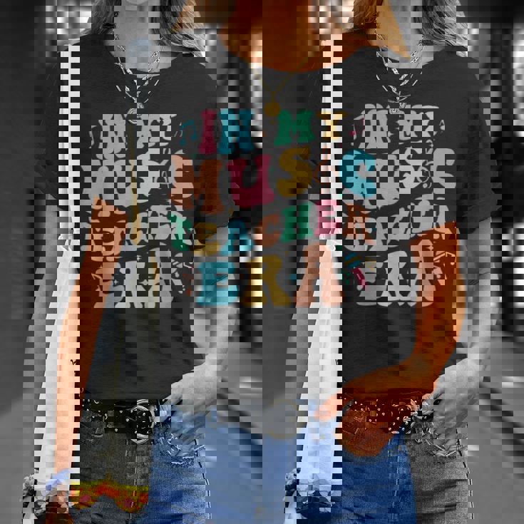 In My Music Teacher Era Back To School Squad Music Teacher T-Shirt Gifts for Her In My Music Teacher Era Back To School Squad Music Teacher T-Shirt Gifts for Her