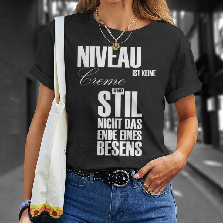 Niveau Ist Keine Creme Und Stil Nicht Den Ende Ein Broom T-Shirt Geschenke für Sie