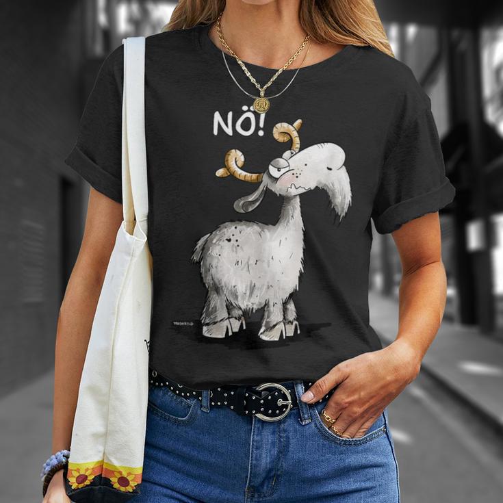 Nö Ziege Hat Keinen Bock I Goat Statement Fun S T-Shirt Geschenke für Sie