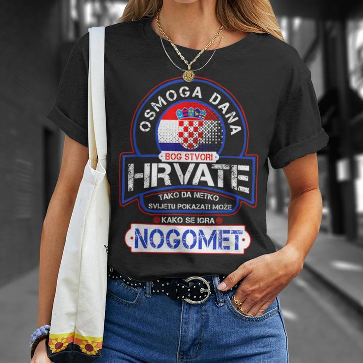 Nogomet Hrvatska Football And Croatia S T-Shirt Geschenke für Sie