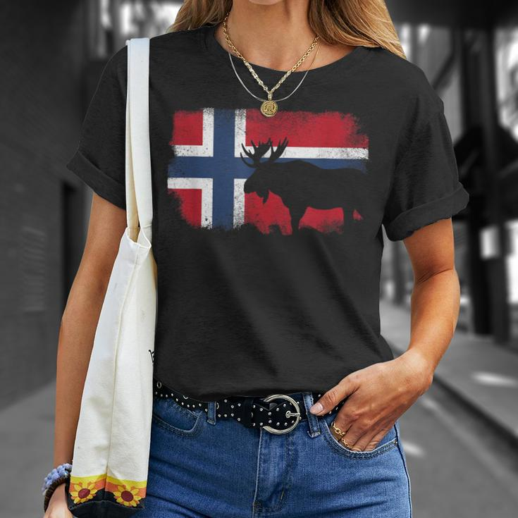 Norwegian Flag Noreg Norge Scandinavia Norway T-Shirt Geschenke für Sie