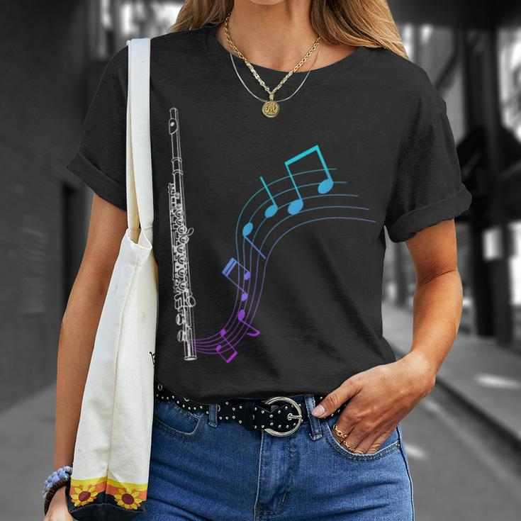 Notes Flute T-Shirt Geschenke für Sie