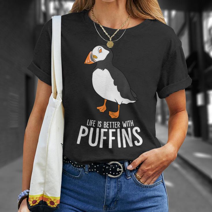 Nur Ein Mädchen Das Puffin Liebt Puffin Parrot T-Shirt Geschenke für Sie