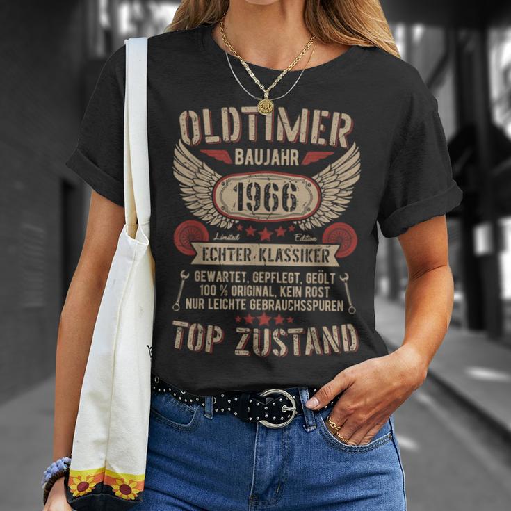 Oldtimer Baujahr 1966 Geborenintage Birthday Retro T-Shirt Geschenke für Sie