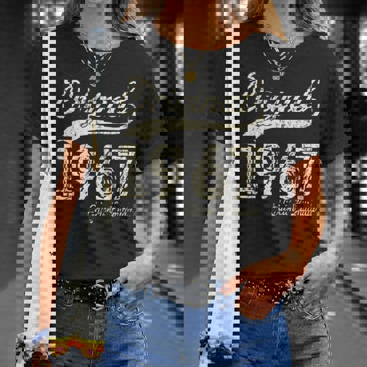 Original 1967 57 Años Cumpleaños Hombre Fabricado En 1967 Camiseta unisex Regalos para ella